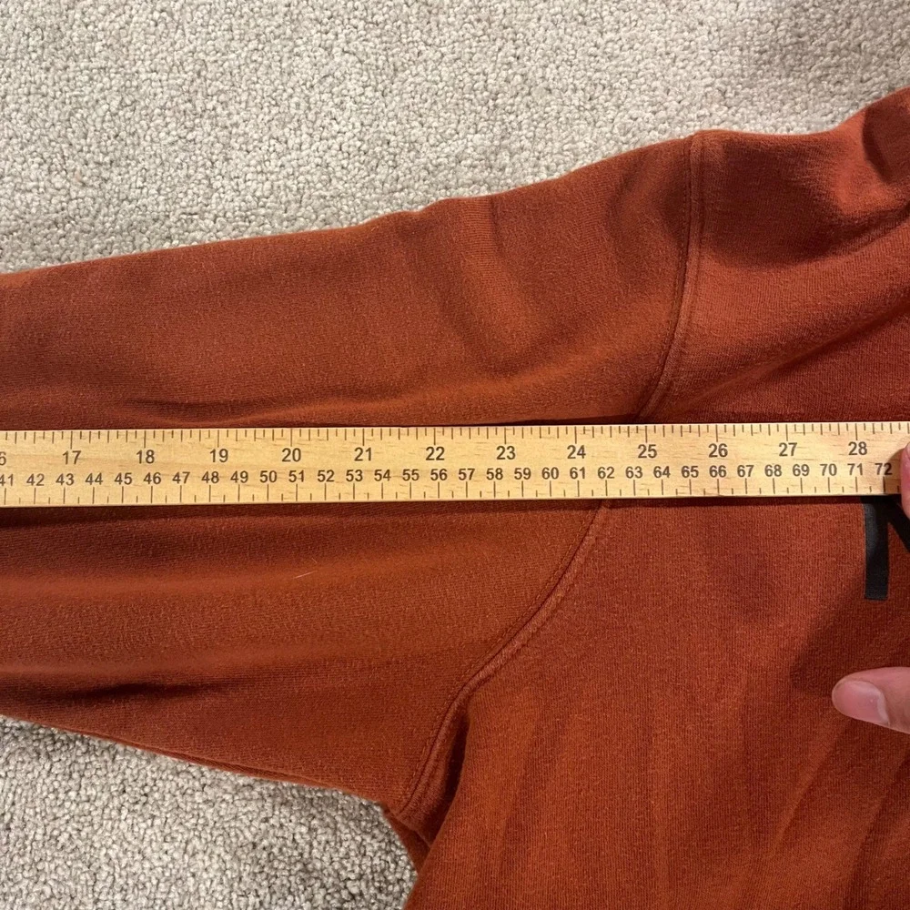 The North Face Hoodie Mens XL Rust Orange Graphic Logo Pullover